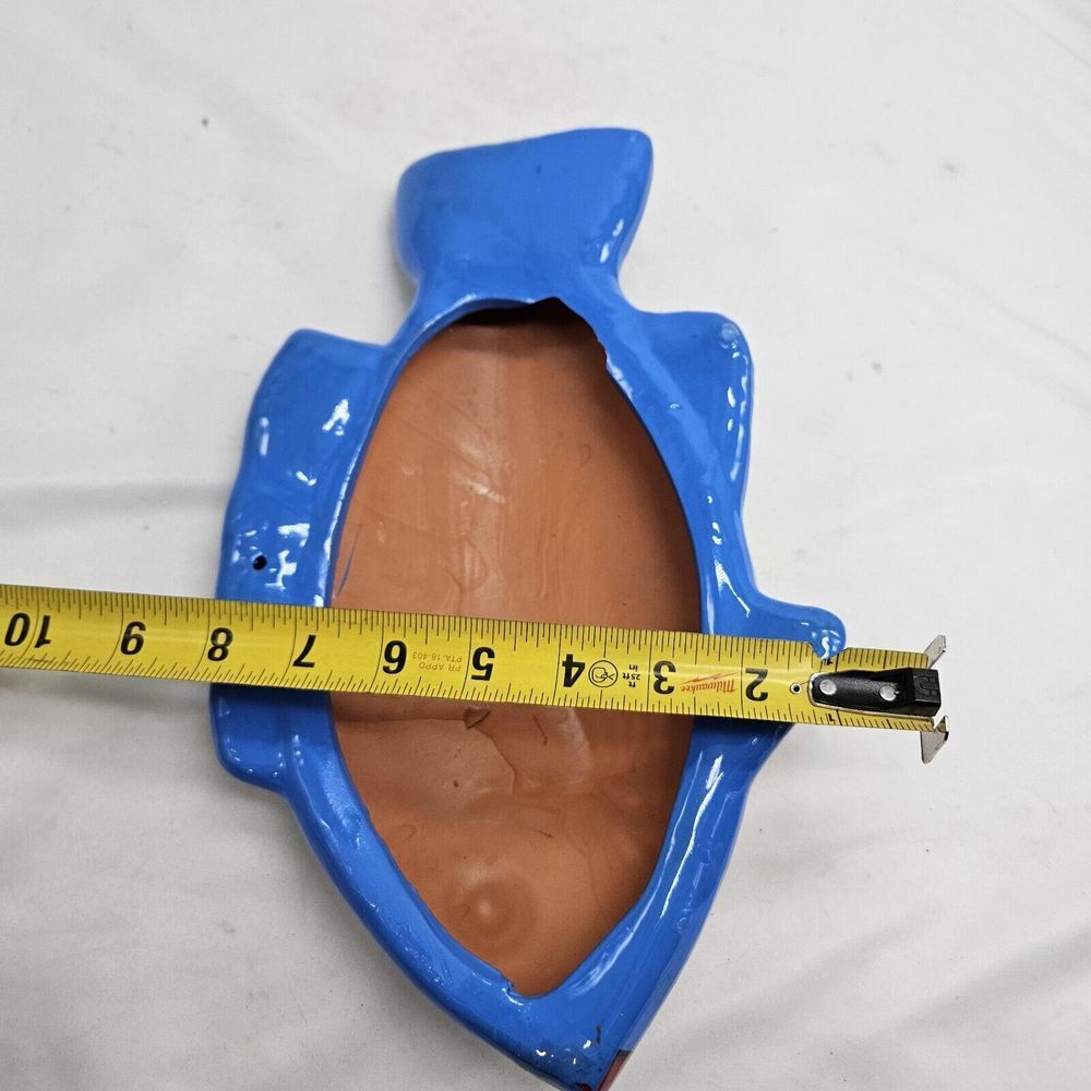 Vintage Ceramic Fish Wall Decor Large‎ Beige Brown Realistic Whimsical Bluegill - Picture 9 of 9